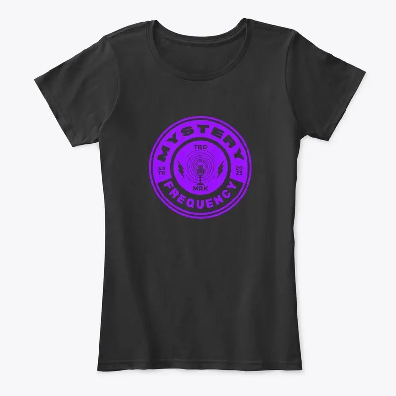 Mystery Frequency women's t-shirt